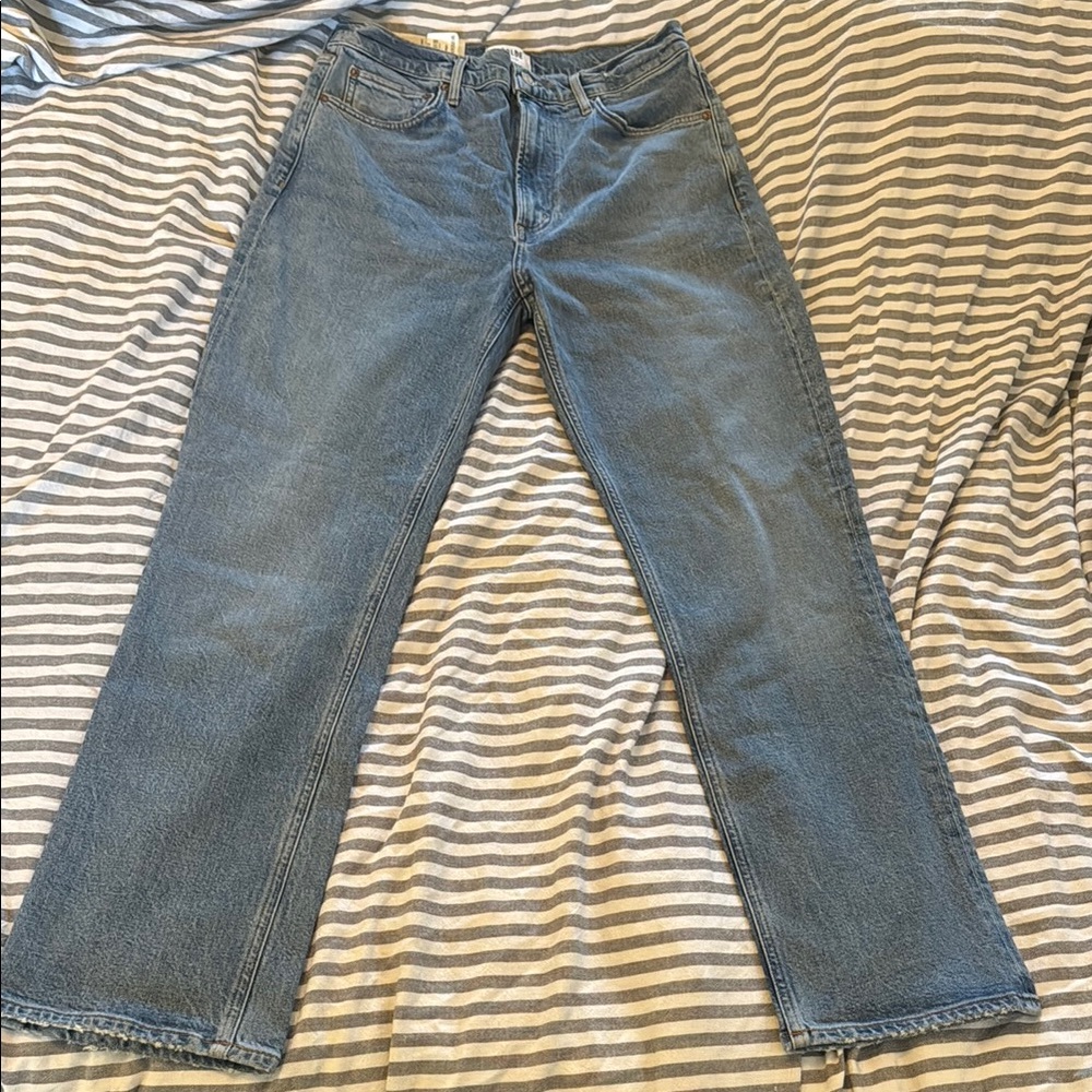 Agolde High Rise Stovepipe Jeans